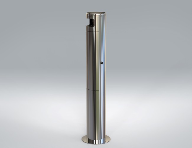 Trashly-Essentials ™ SS 304 Ash Bollard